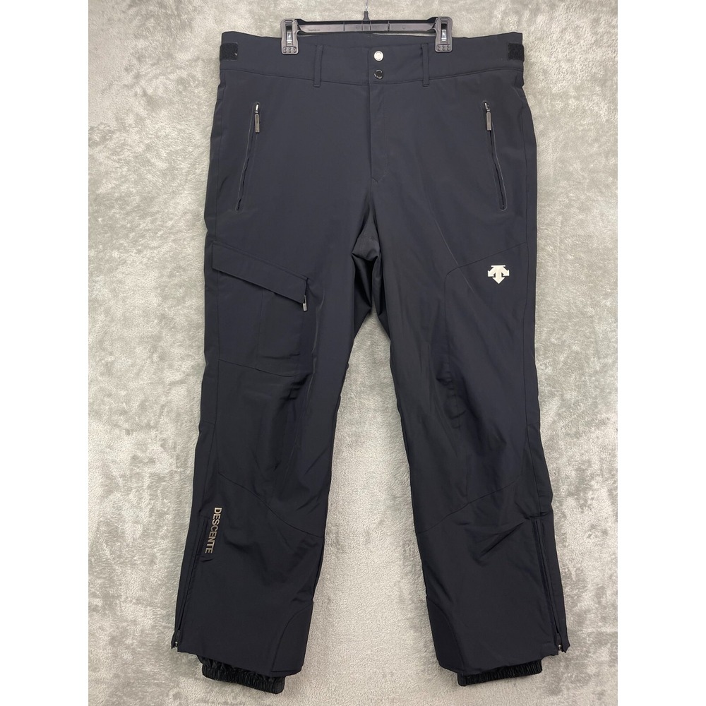 Descente Men's Snow Pants 42/3XL Black Waterproof Insulated D6-8121